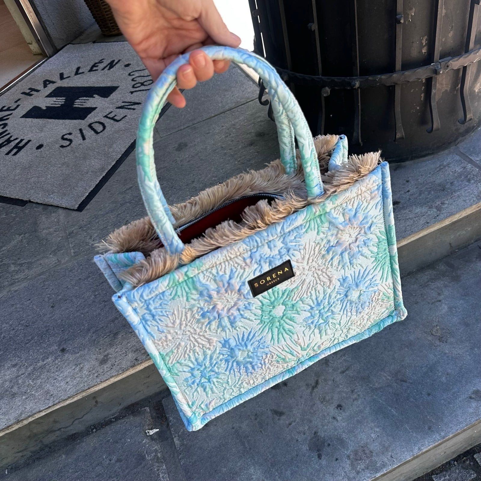 SORENA Coral Medium Tote Bag