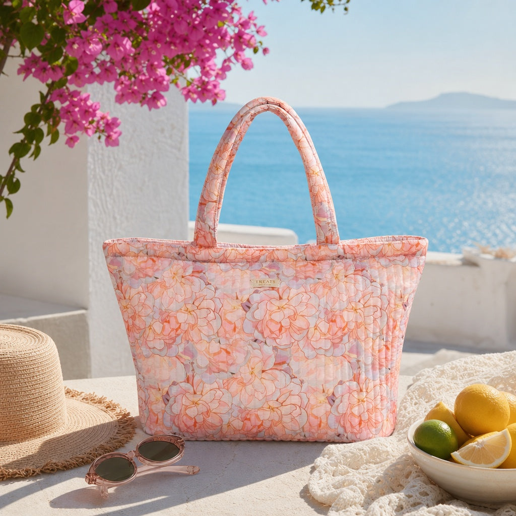 TREATS Trille Bloom Dusty Rose Shopper
