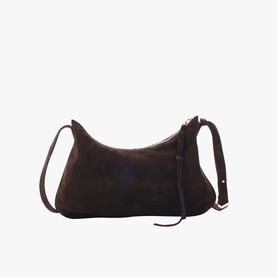 ADAX Rozzano shoulder bag Brooklyn, semsket brun