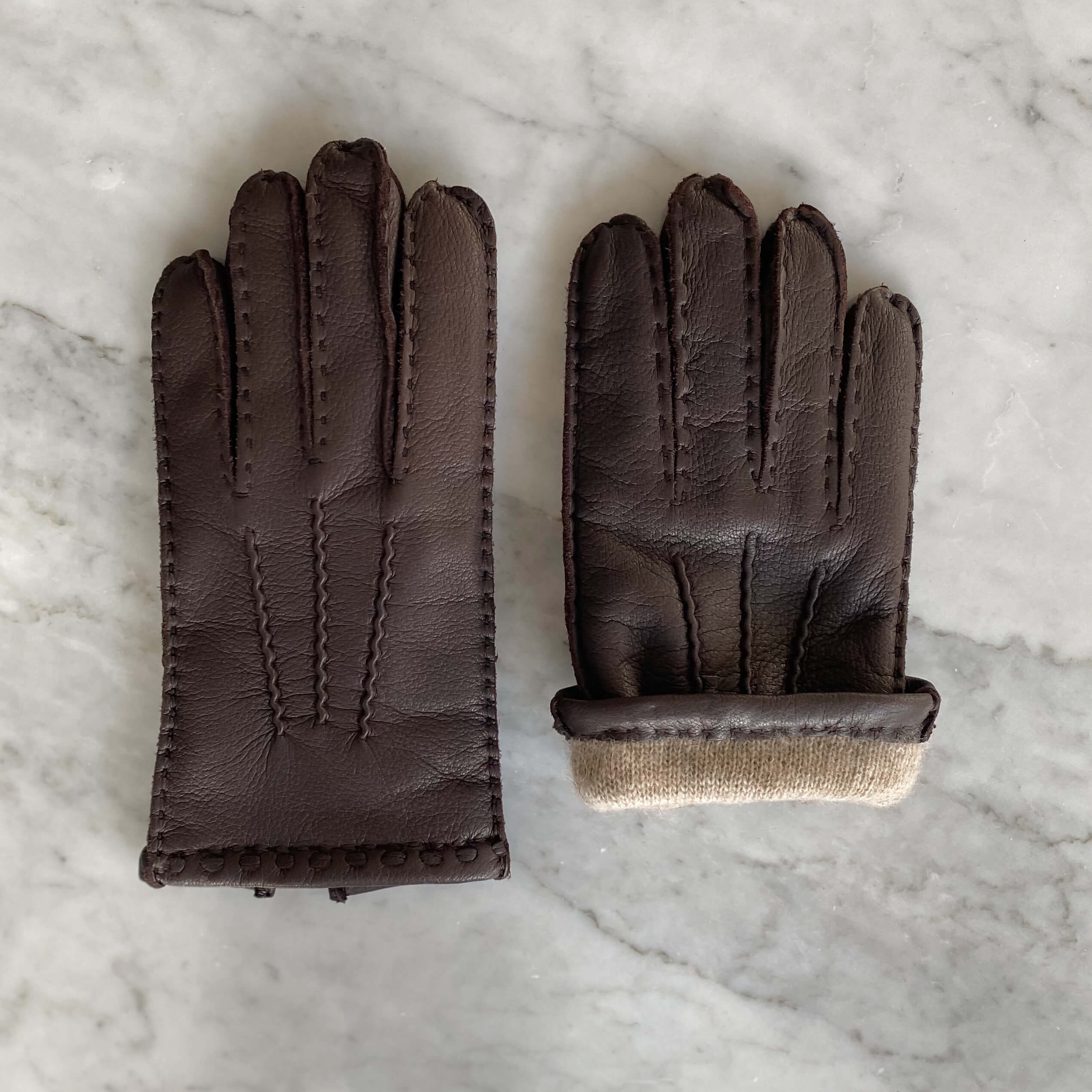 ADAX glove Silas - Hjorteskinnshansker til herre