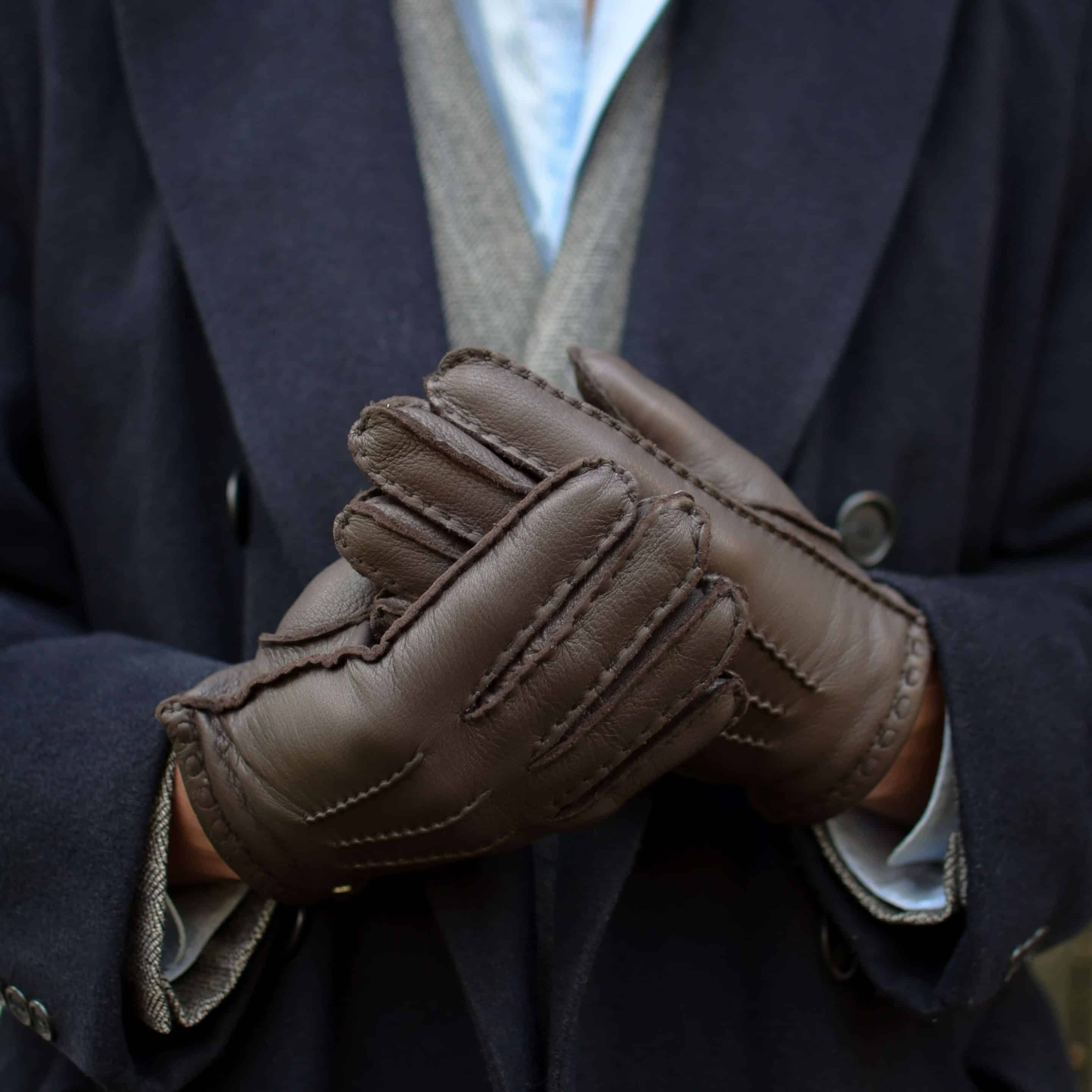 ADAX glove Silas - Hjorteskinnshansker til herre