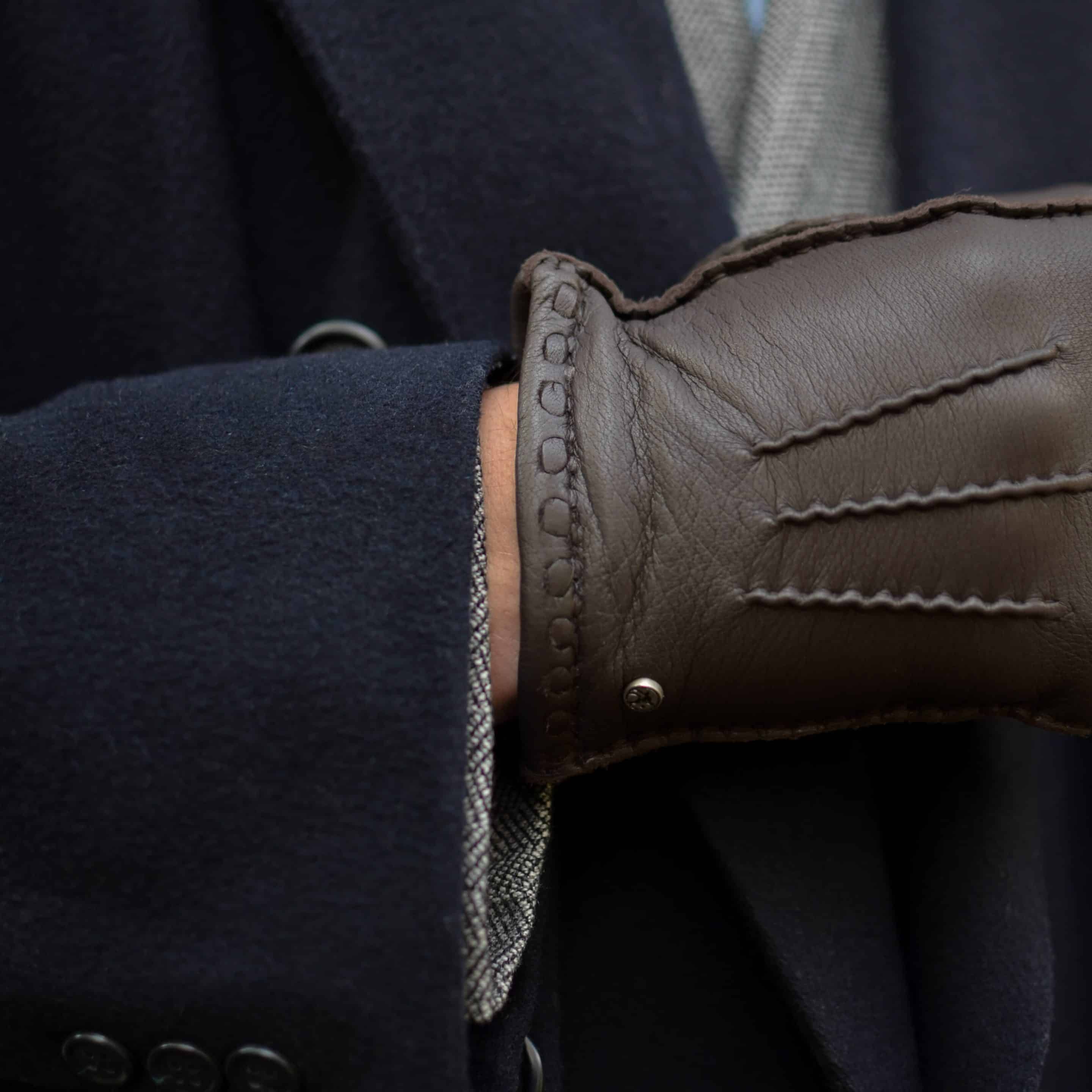 ADAX glove Silas - Hjorteskinnshansker til herre