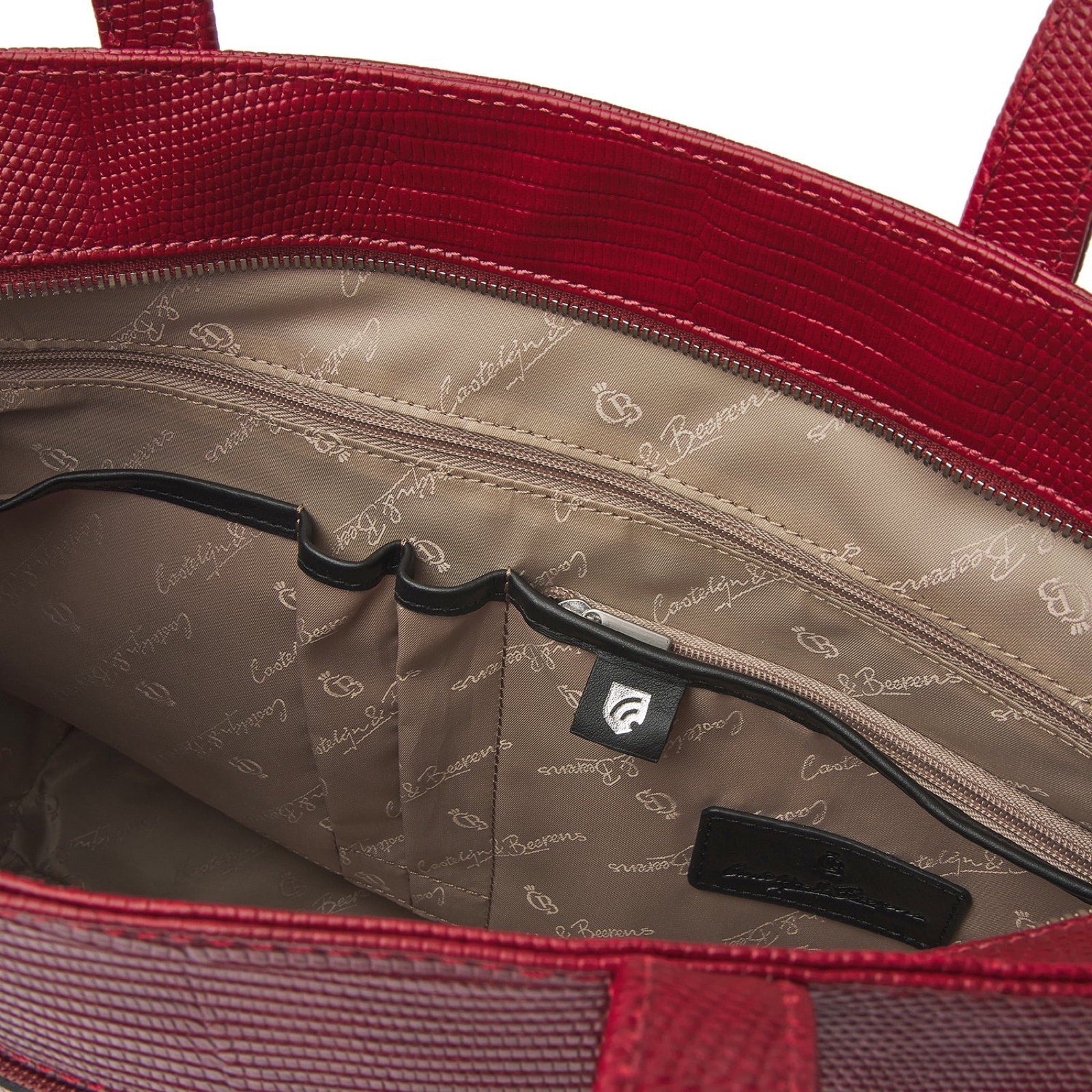Castelijn & Beerens Donna Eline Shoulderbag 15,6" RFID | red
