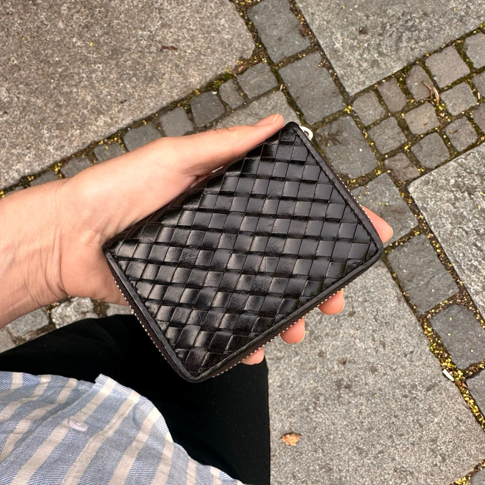 ADAX Salerno wallet Cornelia Braided