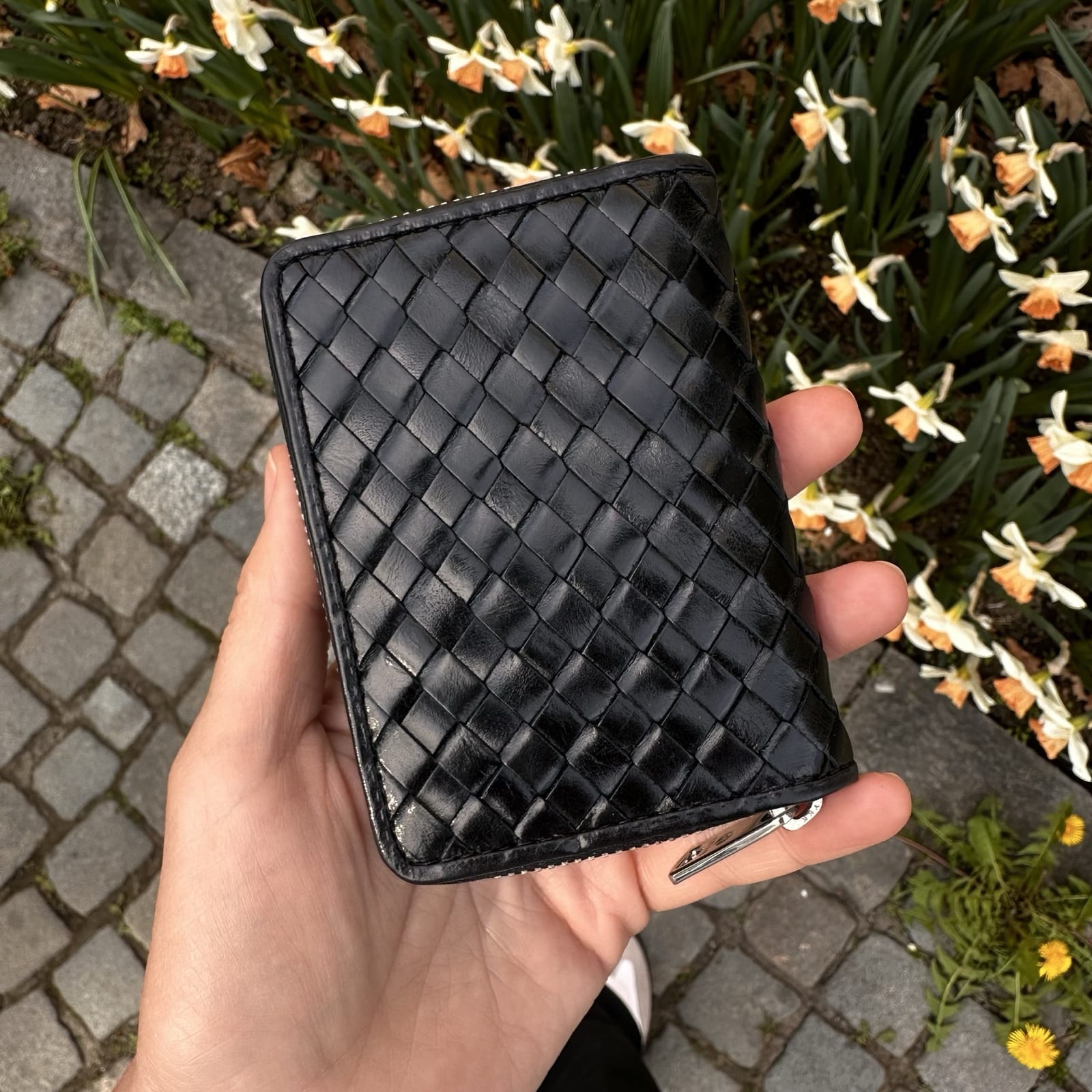 ADAX Salerno wallet Cornelia Braided