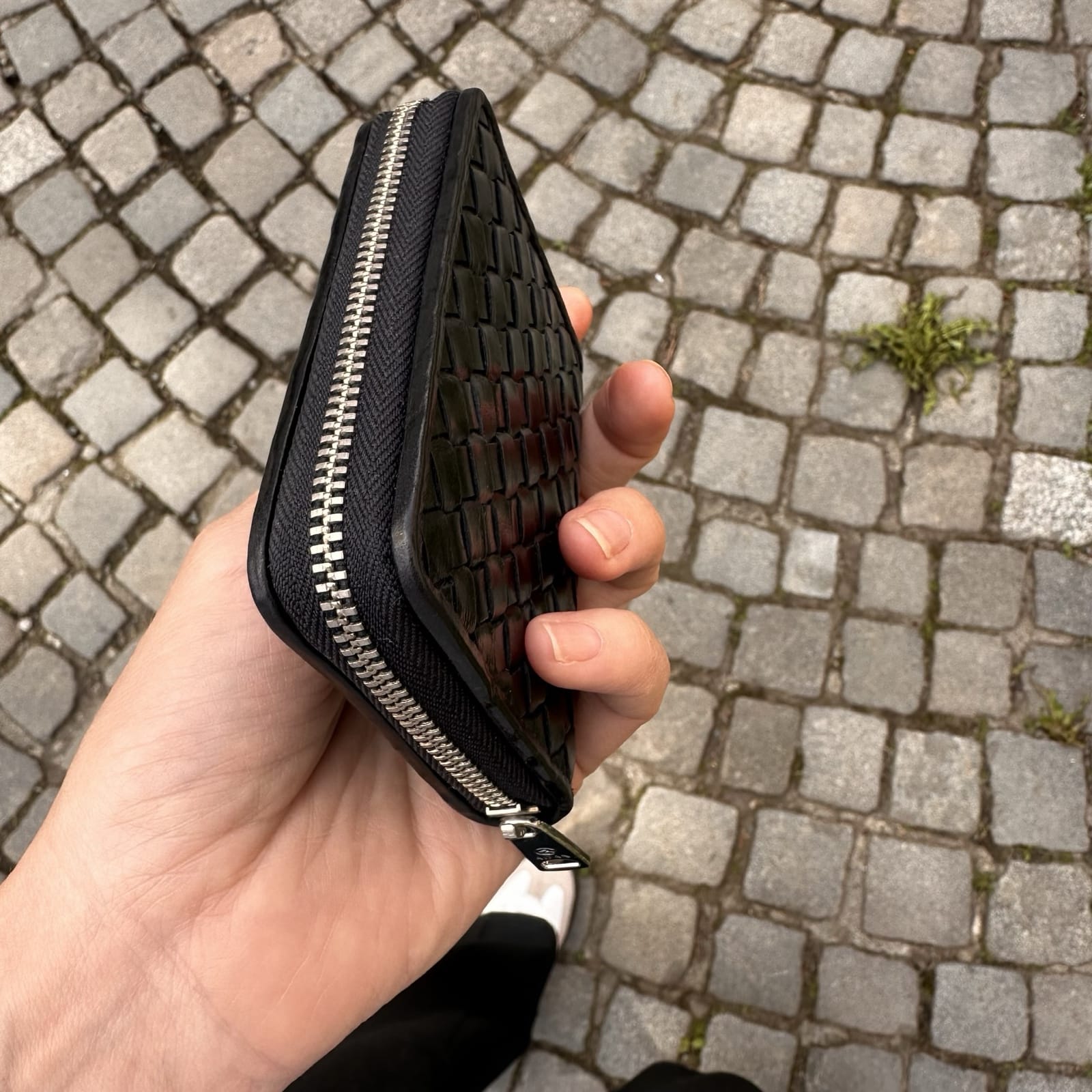 ADAX Salerno wallet Cornelia Braided