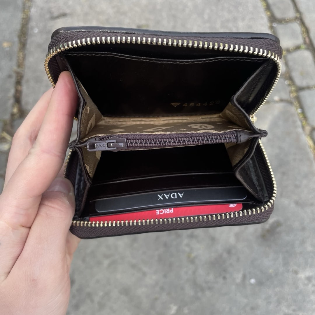 ADAX Salerno wallet Cornelia Braided