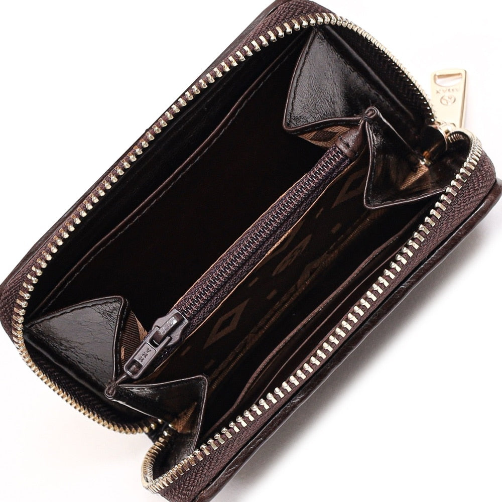 ADAX Salerno wallet Cornelia Braided