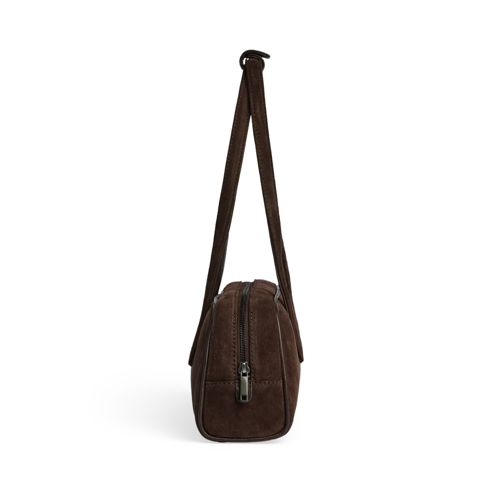 Markberg Edena semsket veske, Dark Brown