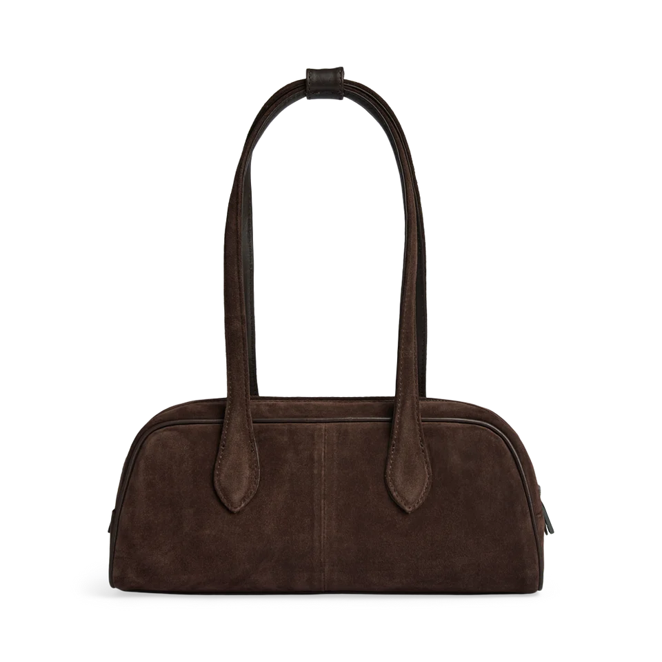 Markberg Edena semsket veske, Dark Brown