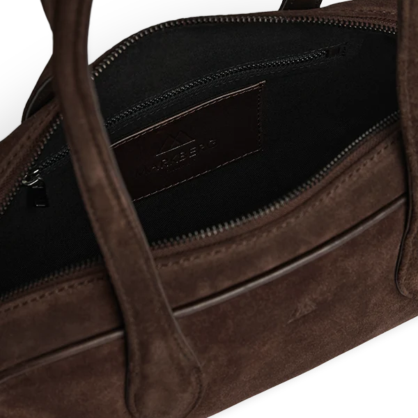 Markberg Edena semsket veske, Dark Brown