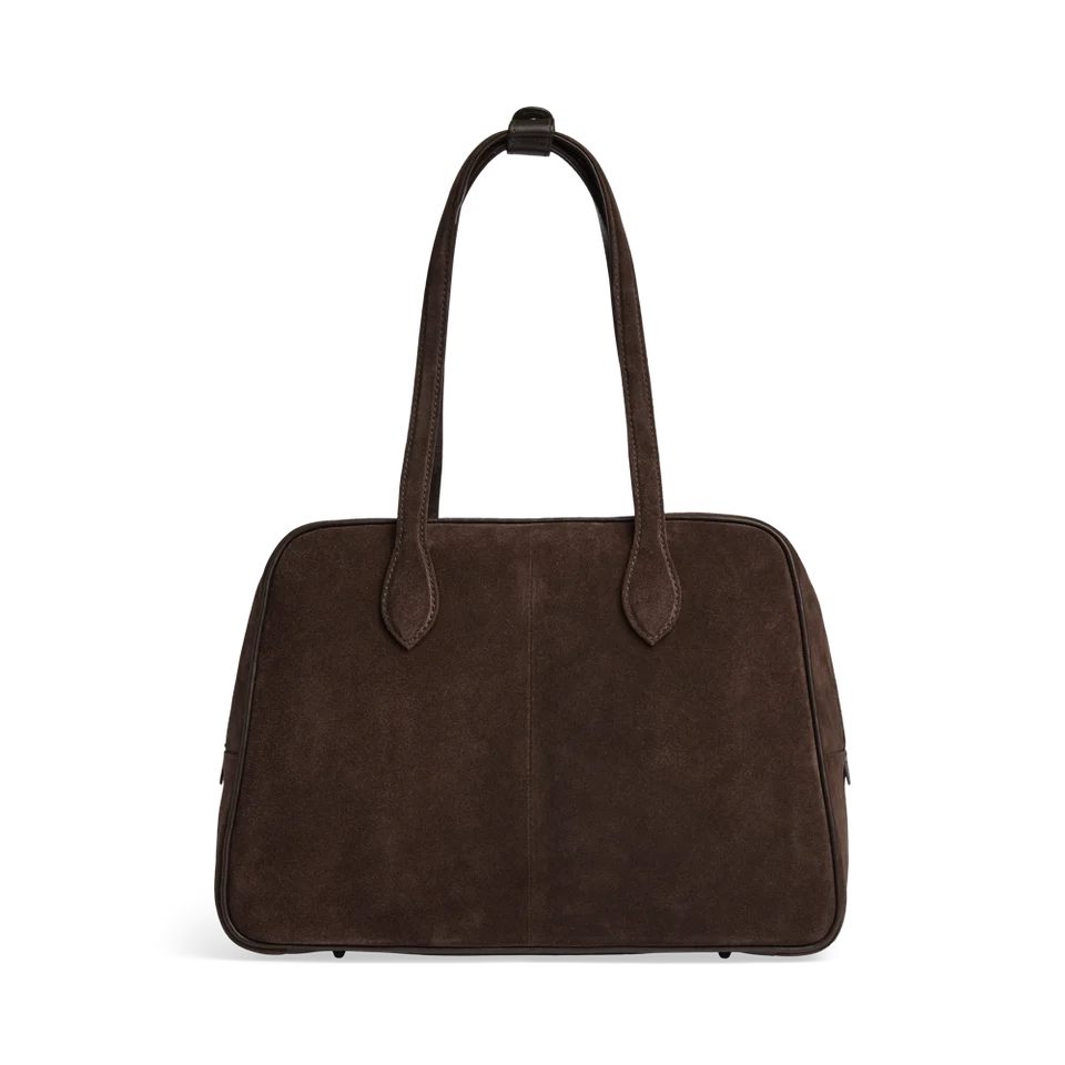 Markberg Elara jobbveske, Semsket Dark Brown