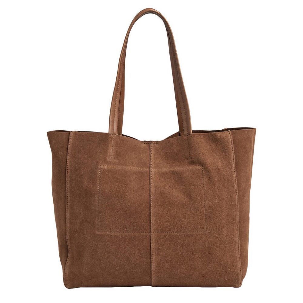 Markberg Zarah shopper, Suede Chestnut