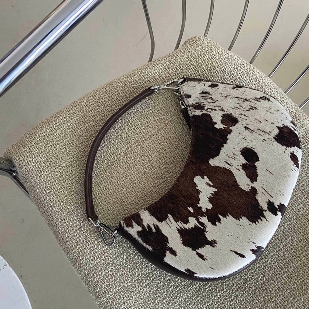 Markberg Cow Print cross bag
