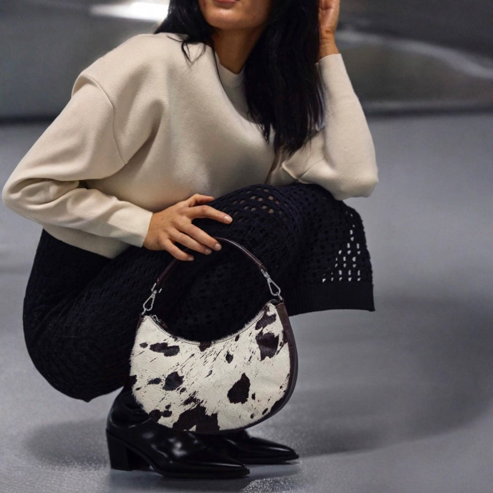 Markberg Cow Print cross bag