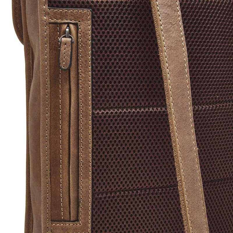 72 9575 Castelijn _ Beerens - Carisma - Laptop Backpack 15.6_ RFID - cognac detaljer 2