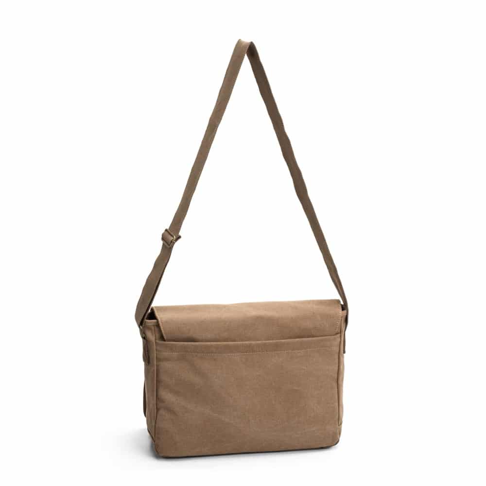Ted Cole Flapbag canvas - camel