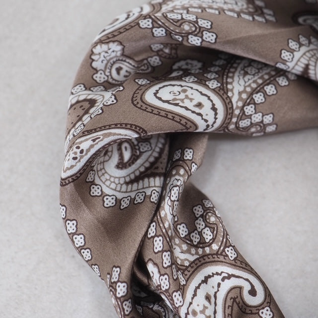 Silkeskjerf mini, beige