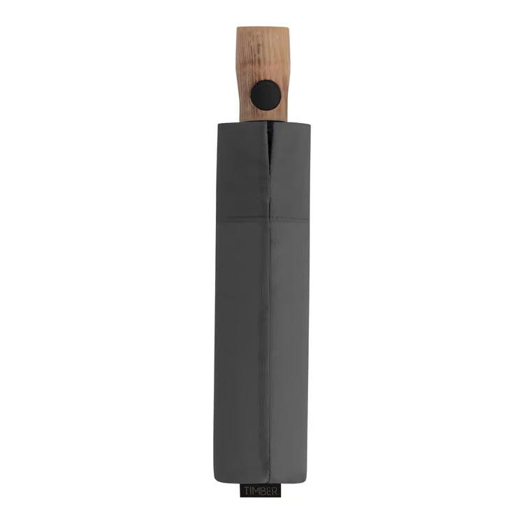 Knirps Timber Duomatic, Dark grey