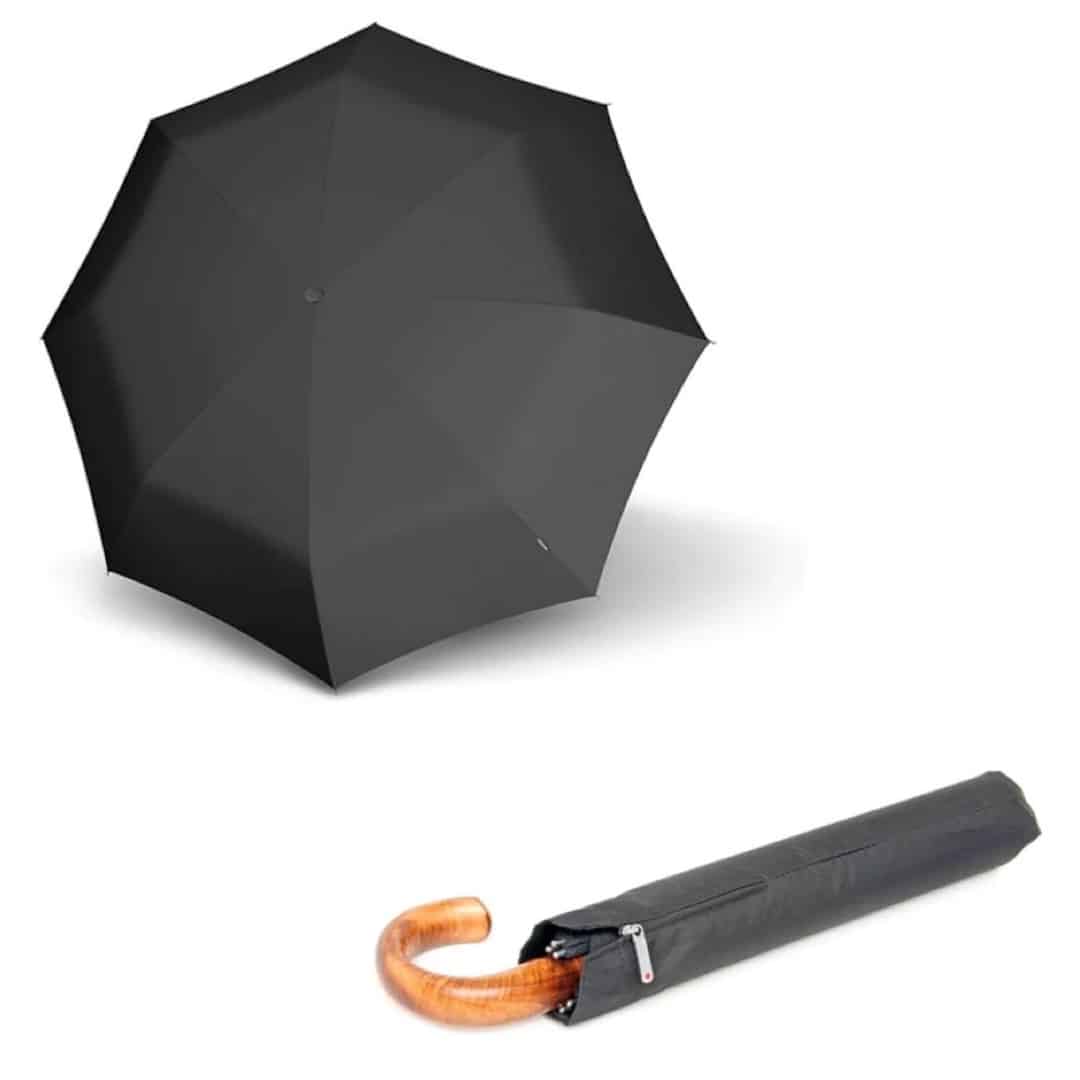 Knirps 828 SL Topmatic Automatic Paraply - Black