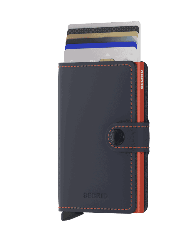 SECRID Matte Night Blue Orange Forside 2