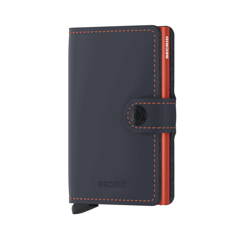SECRID Matte Night Blue Orange Forside