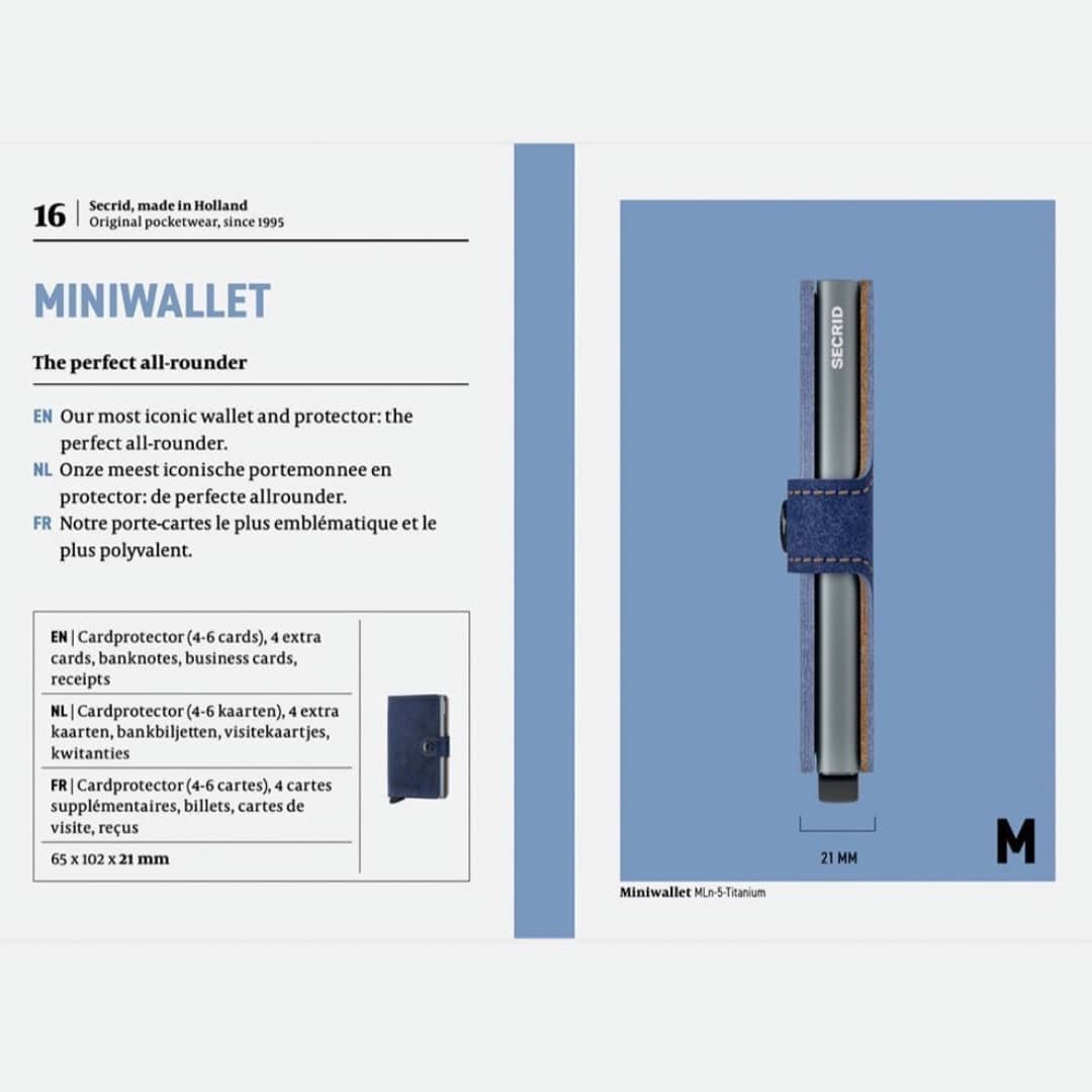 SECRID miniwallet info