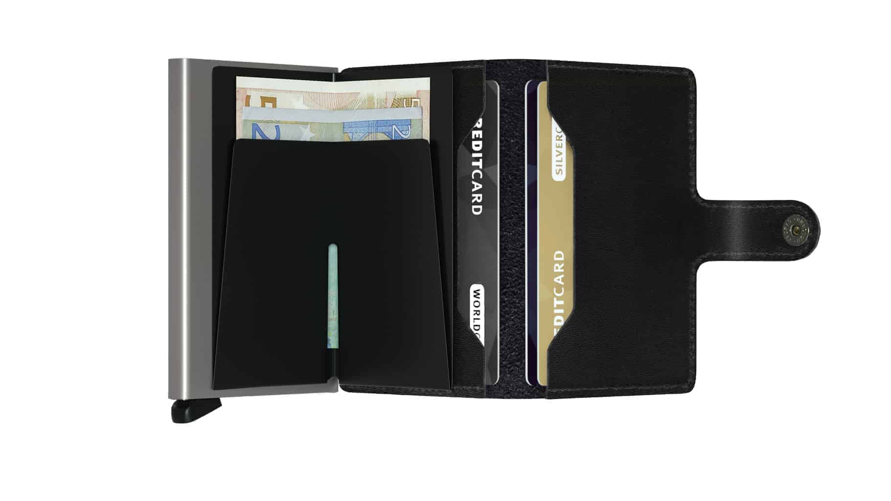 Secrid Miniwallet - black - open