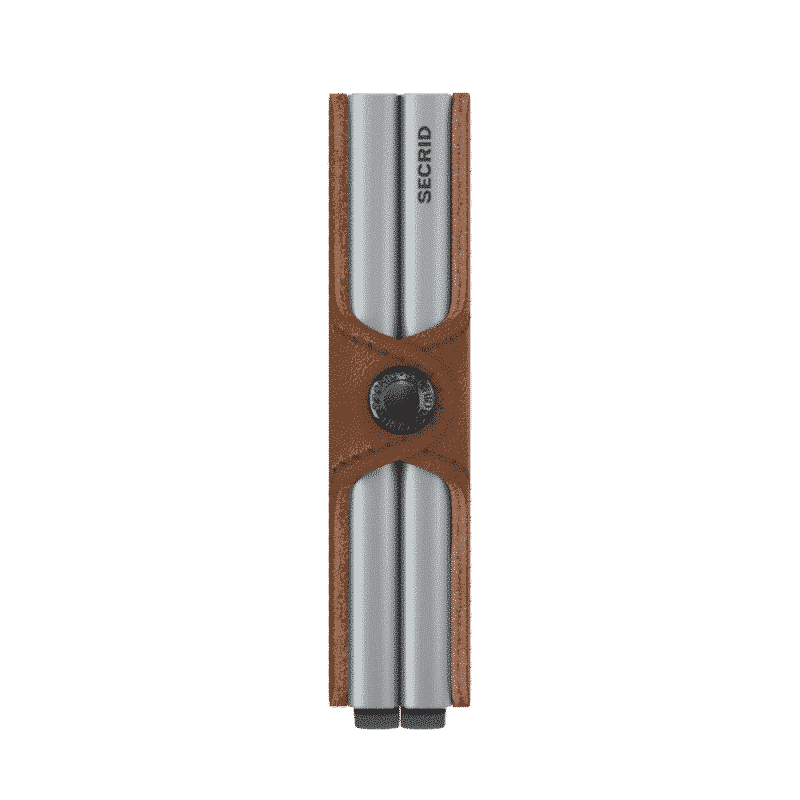 Secrid Twinwallet Vintage Cognac Silver Side