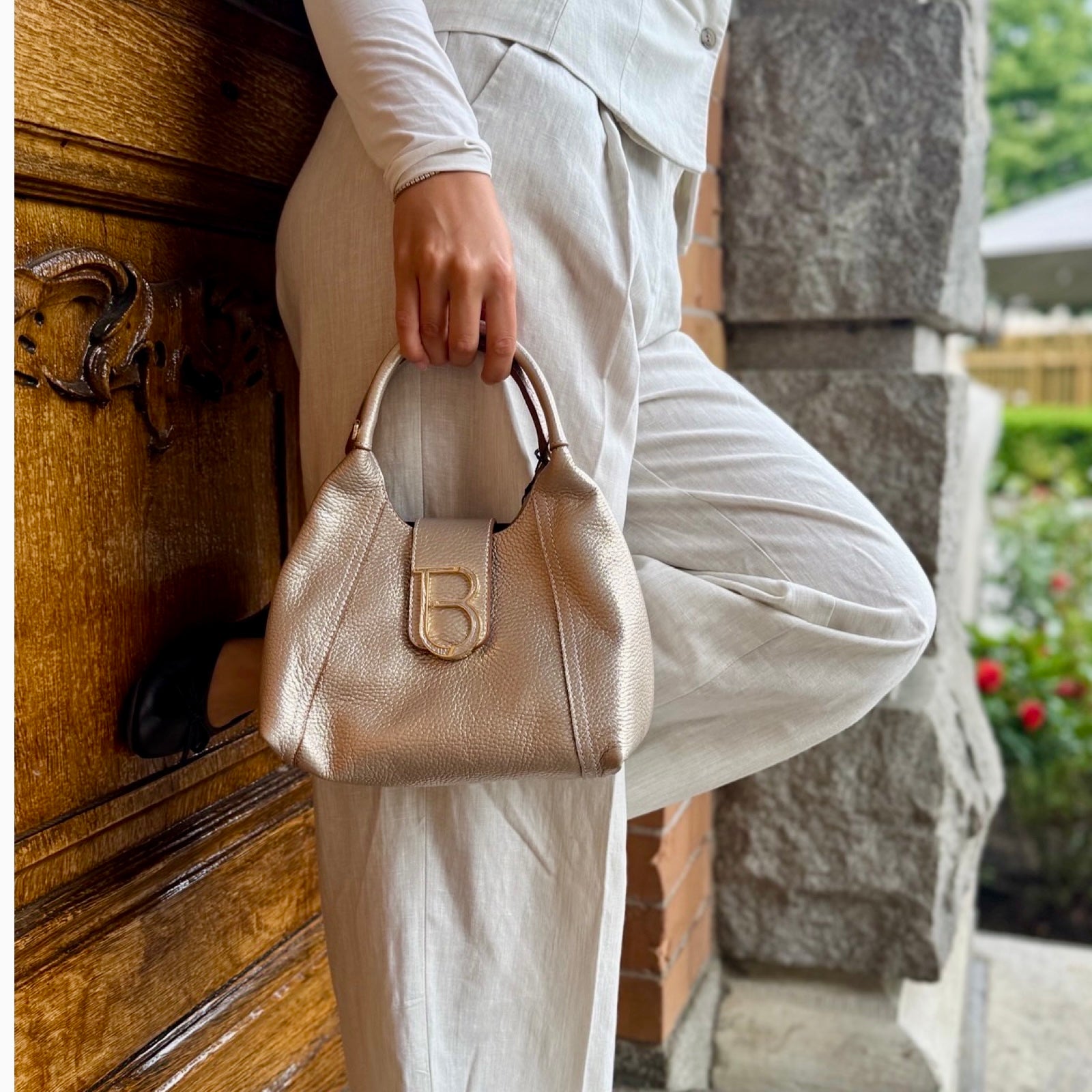 Tosca Blu - Brera mini bag - Gull