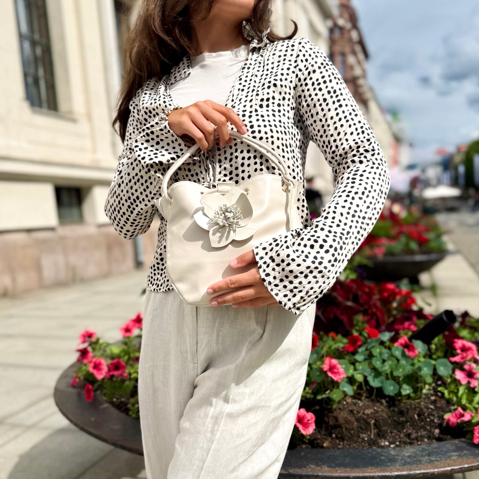 Tosca Blu - Venice håndveske - Ivory