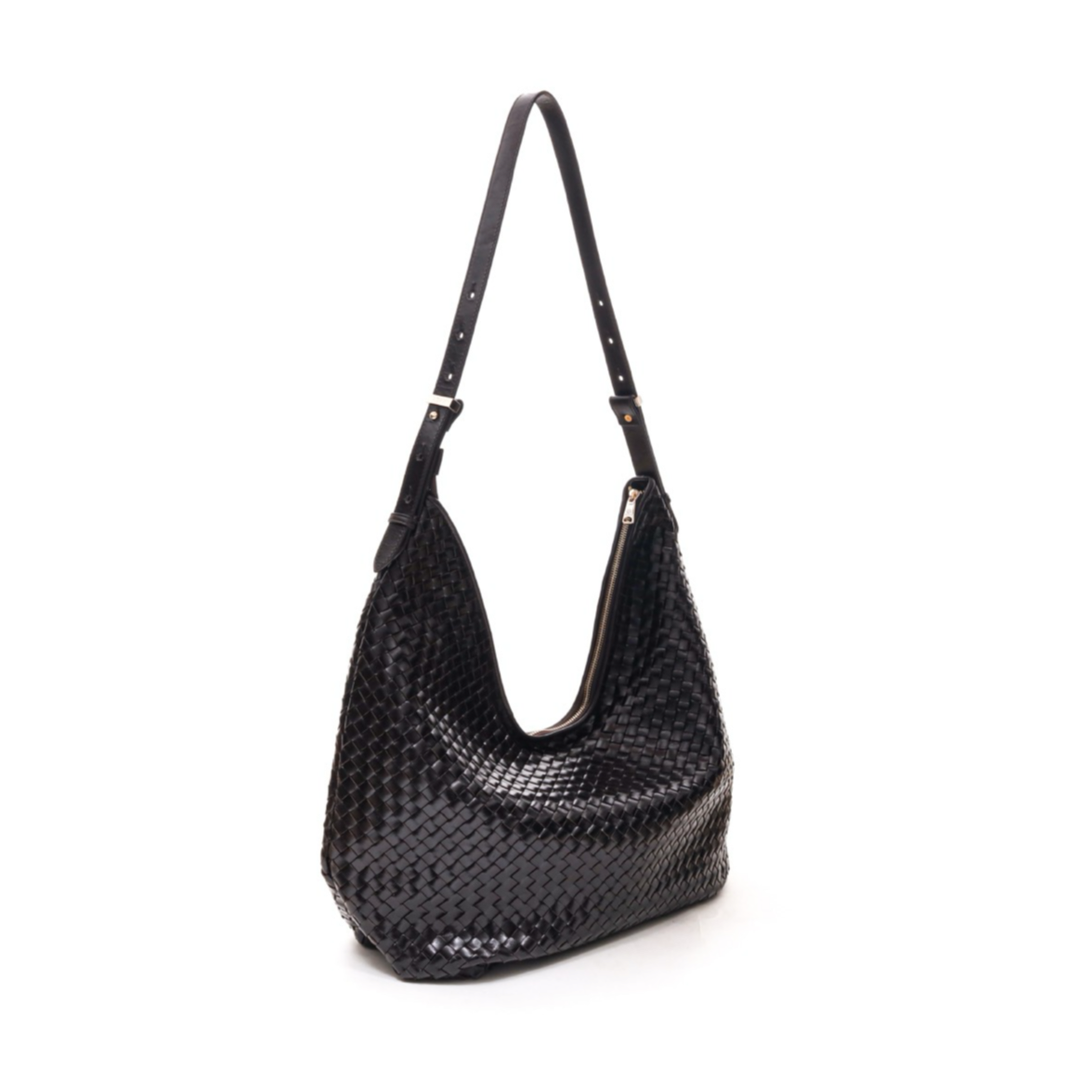 ADAX Salerno shoulder bag Magnolia | Dark Brown