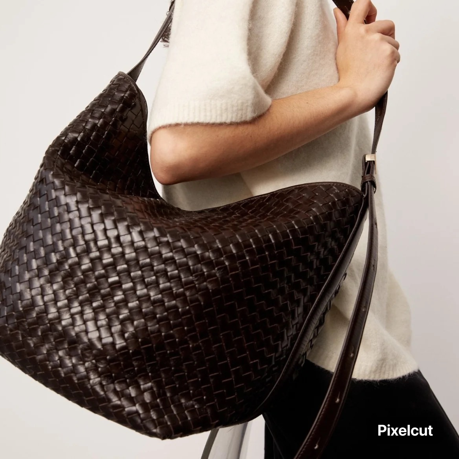 ADAX Salerno shoulder bag Malou | Dark brown