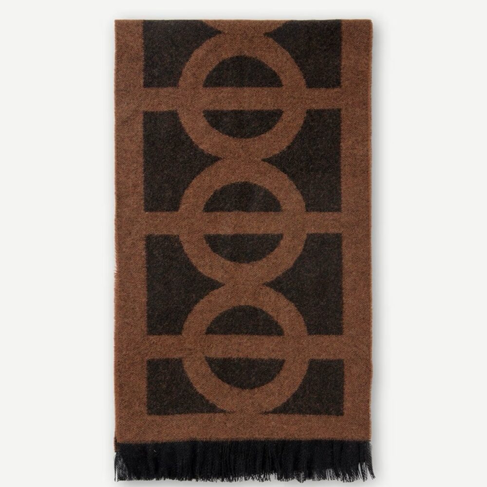 Samsøe Samsøe Sakatie Scarf - Black Tortoise