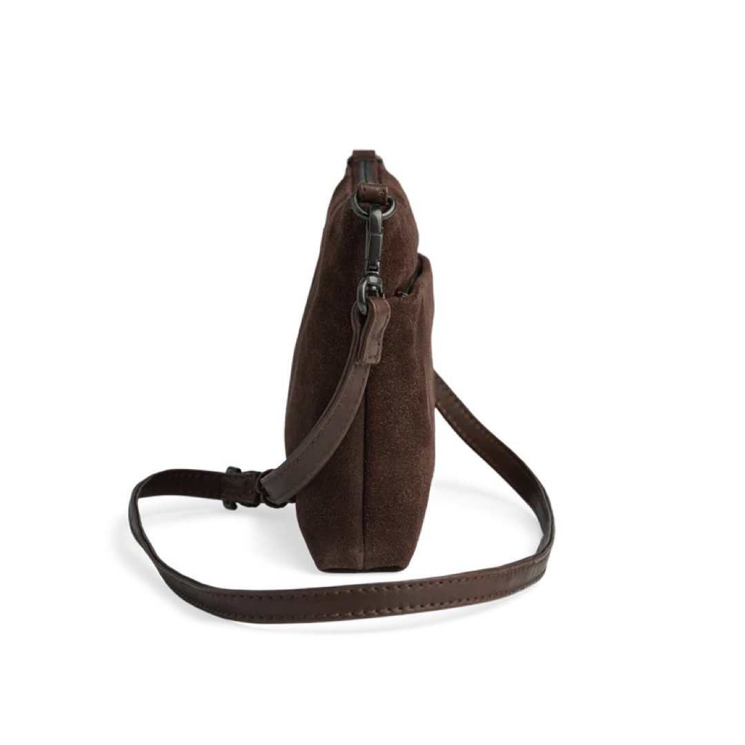 Markberg Karima Crossbody bag, Suede - Dark brown