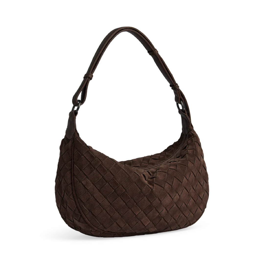 Markberg Muse bag, weave - Dark brown