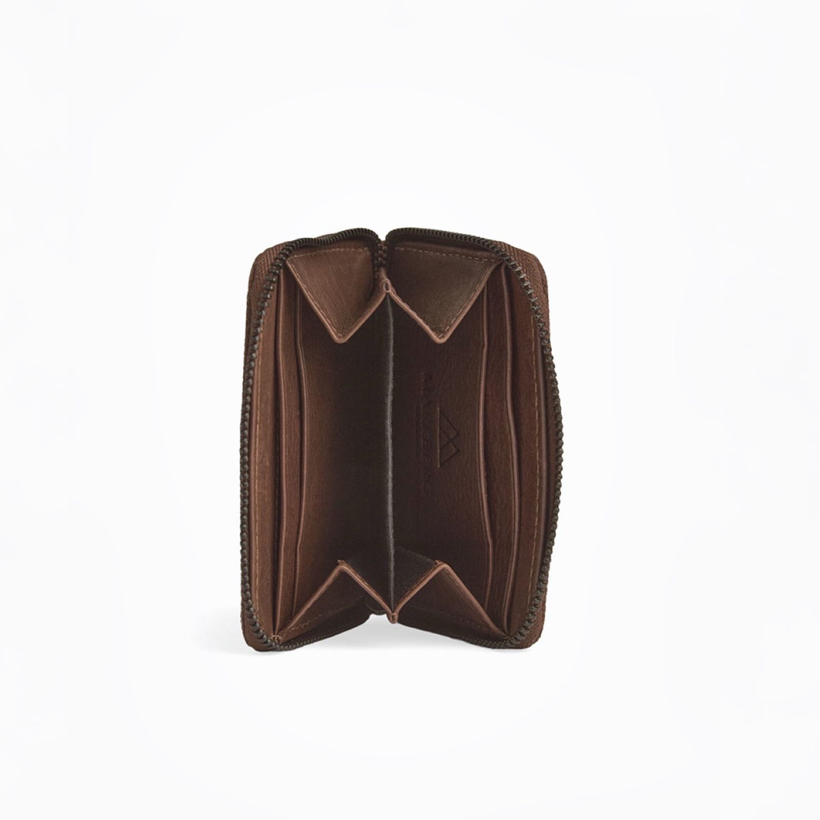Markberg Selma wallet, suede - Dark Brown