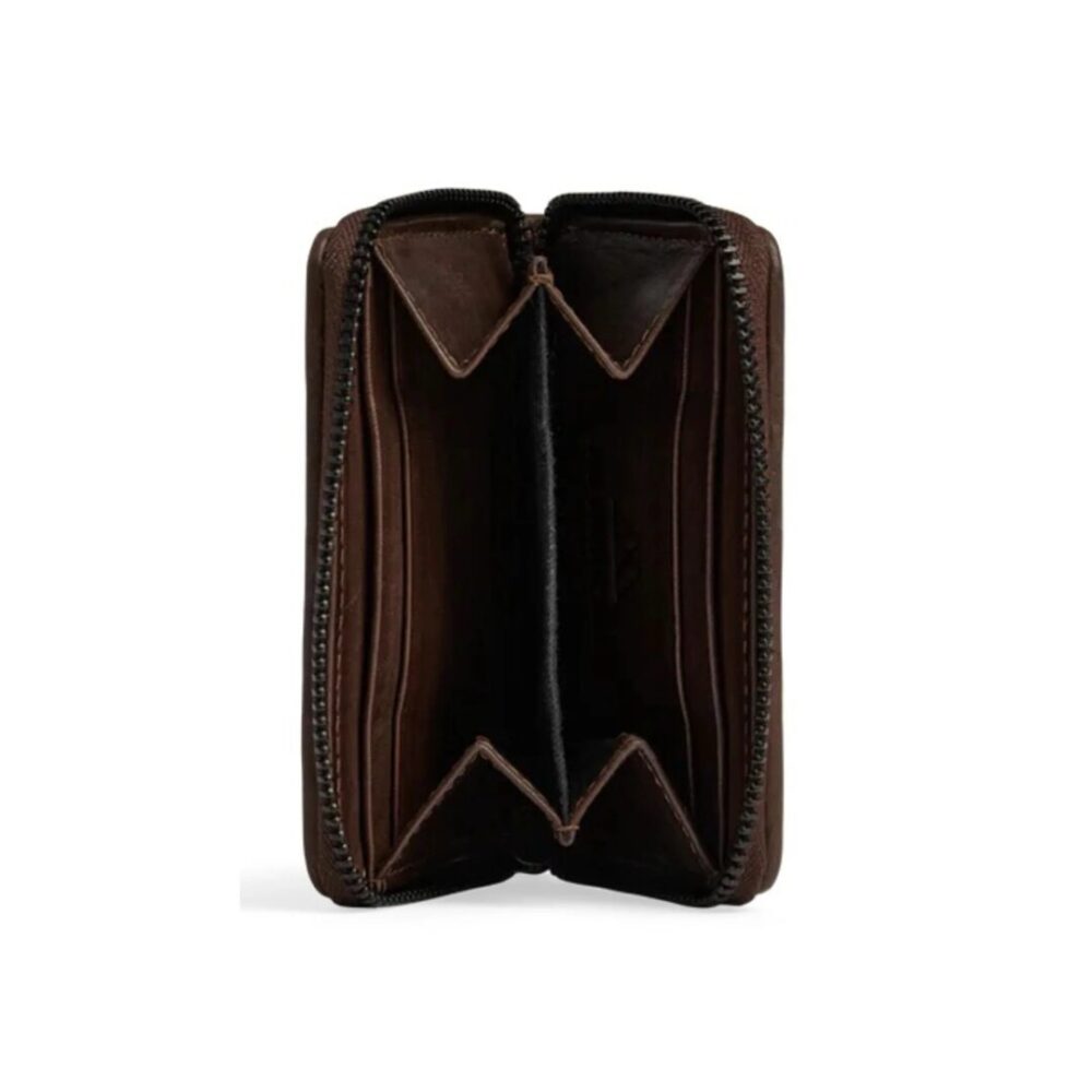 Markberg Selma wallet weave Dark Brown