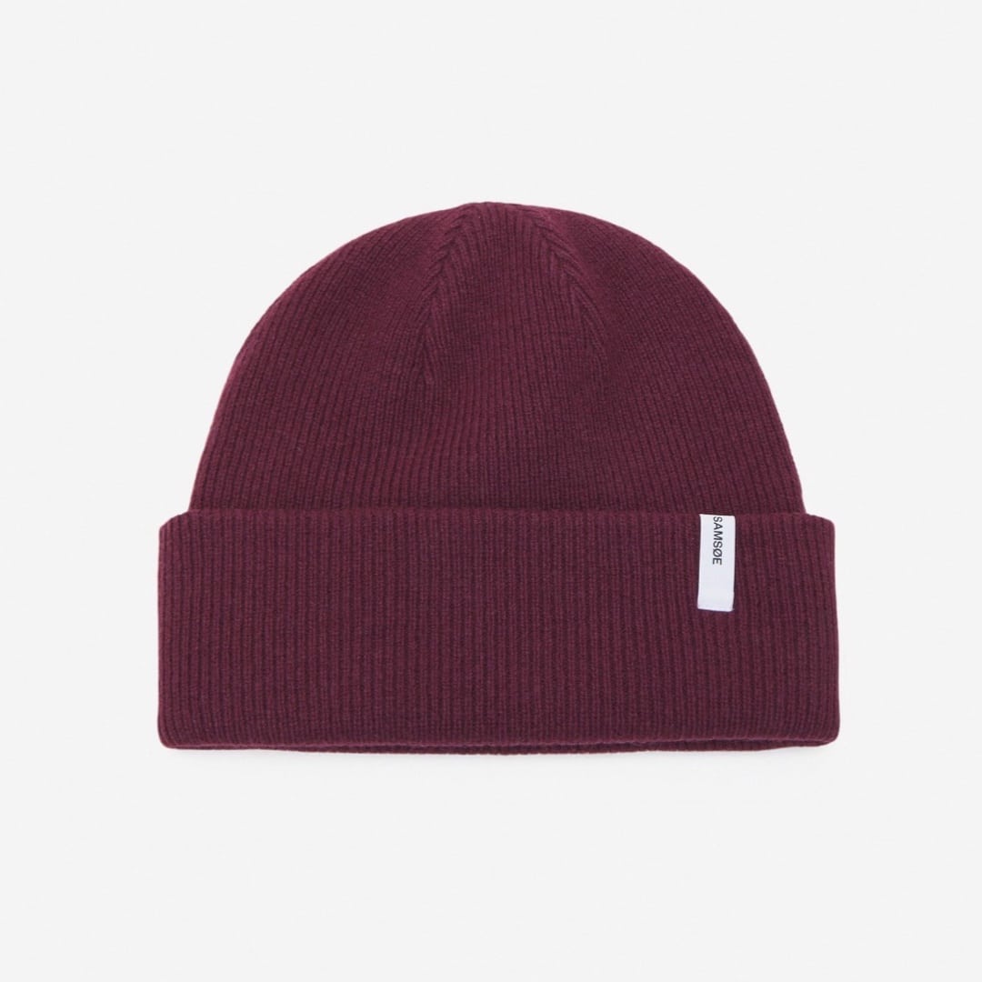 Samsøe Samsøe The Beanie Windsor Wine