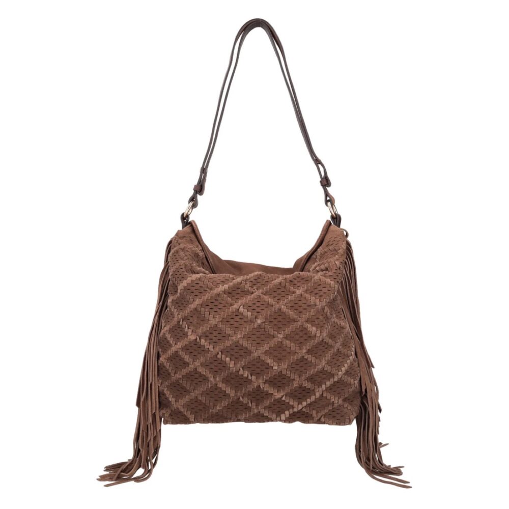 Tosca Blu - Janet Big bag semsket brun