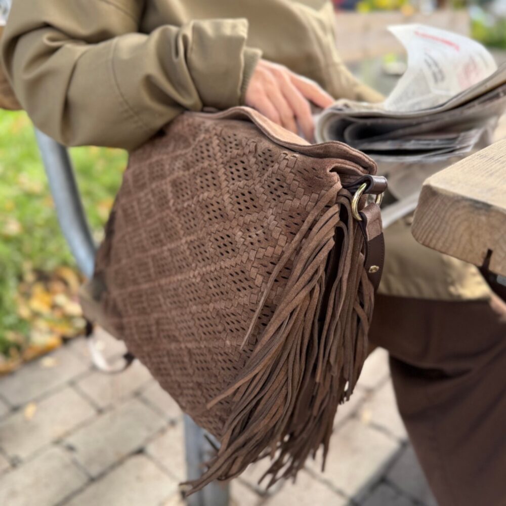 Tosca Blu - Janet Big bag semsket brun