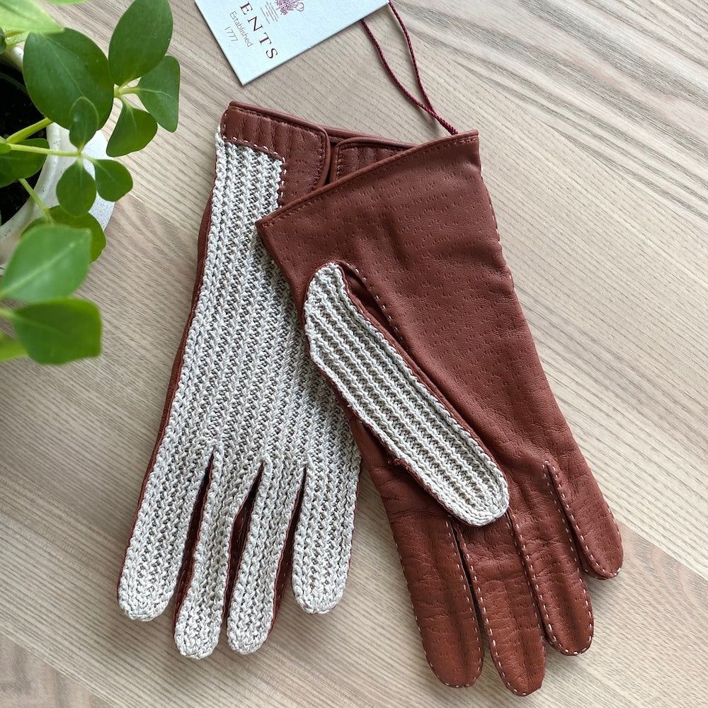 DENTS Kelly - feminine kjørehansker med crochet overhånd