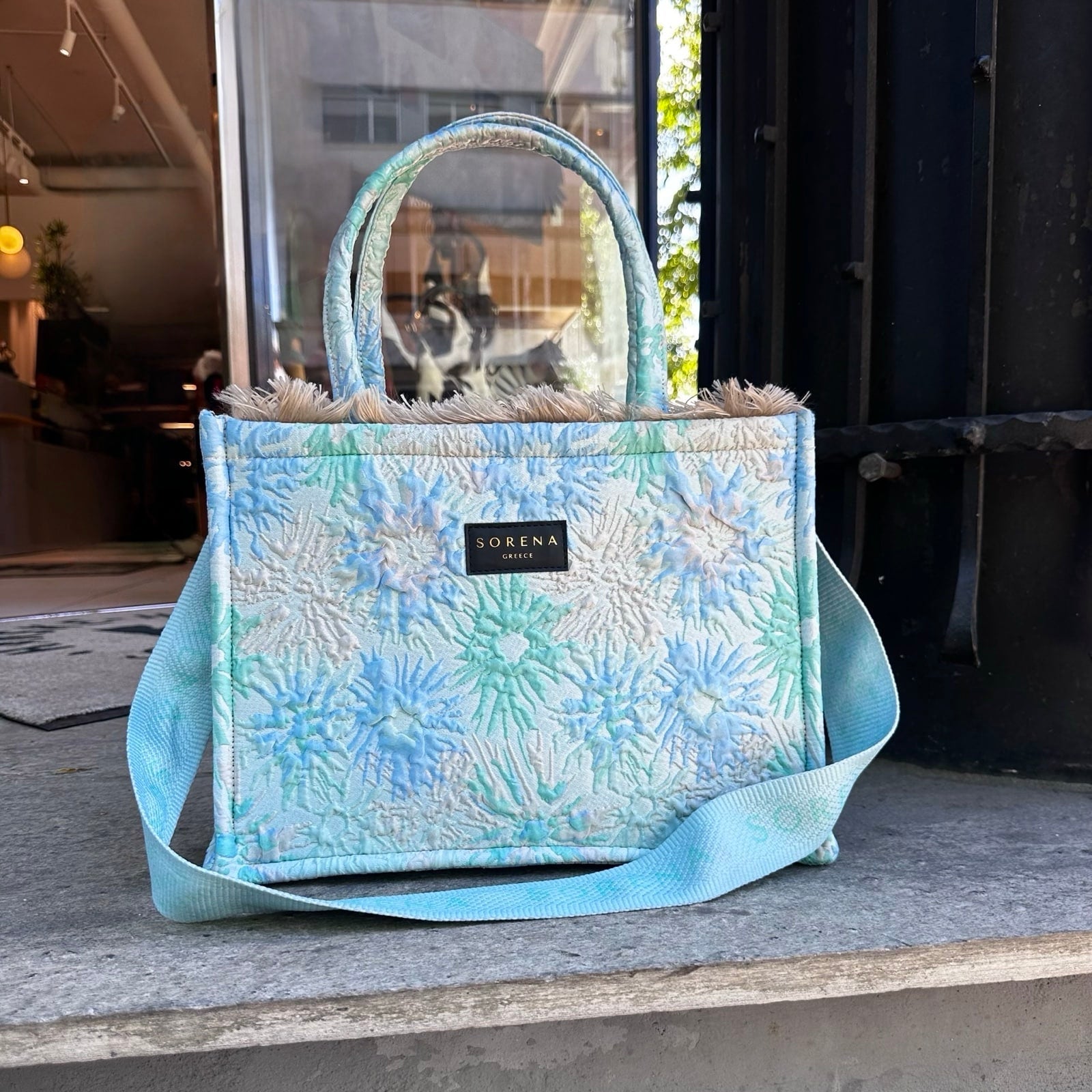 SORENA Coral Medium Tote Bag