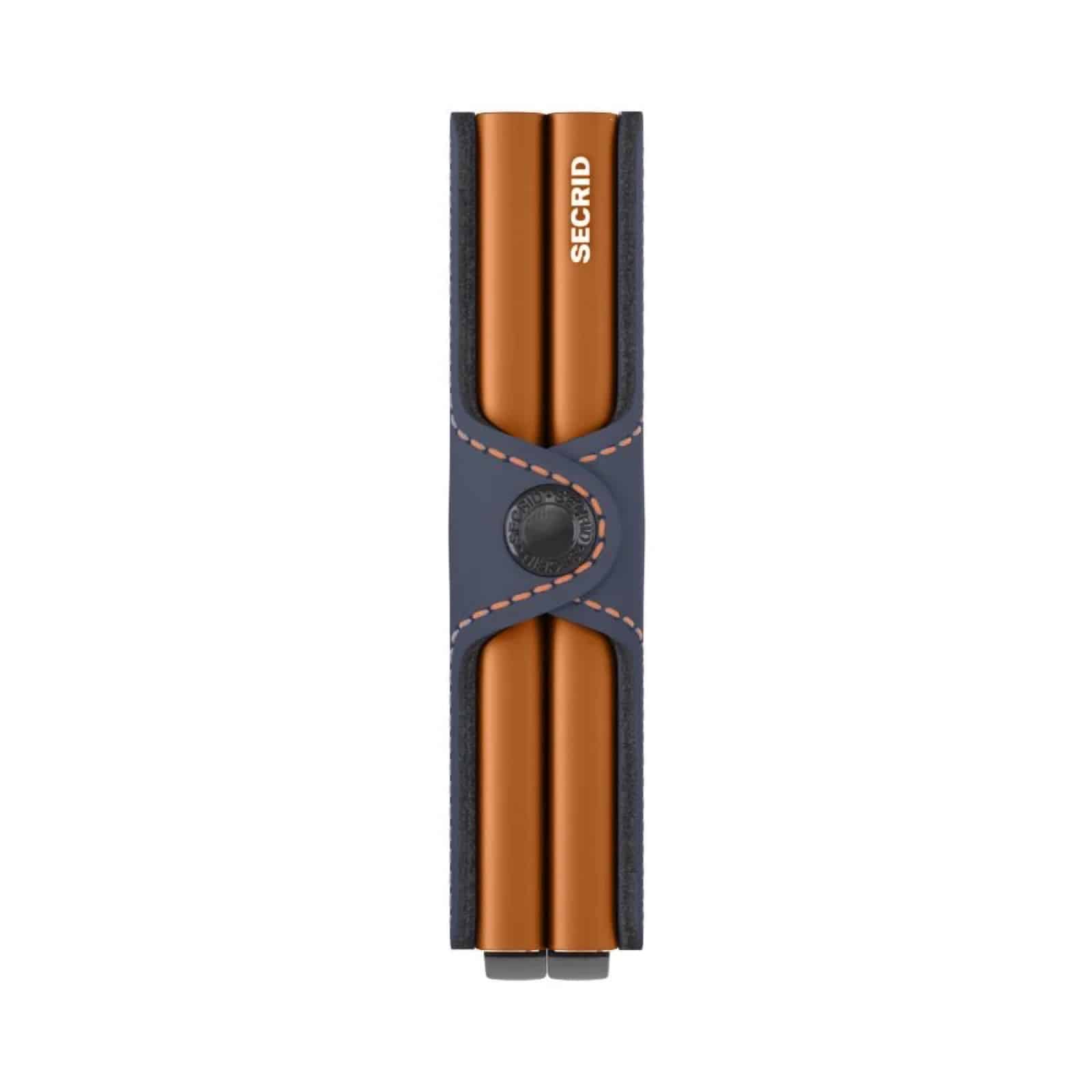 SECRID Twinwallet Matte Night Blue-Orange