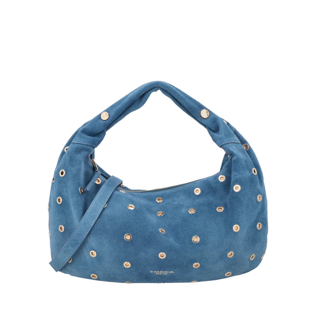 Tosca Blu - Dubai bag - Semsket skinn blå