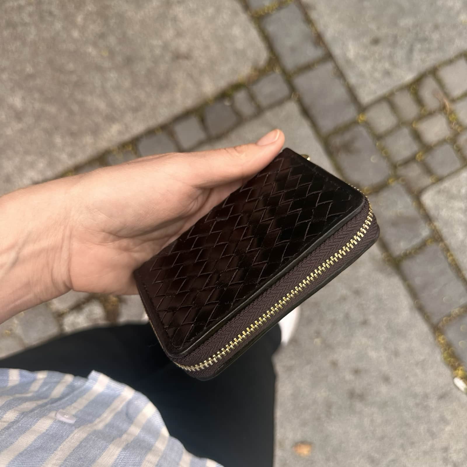 ADAX Salerno wallet Cornelia Braided