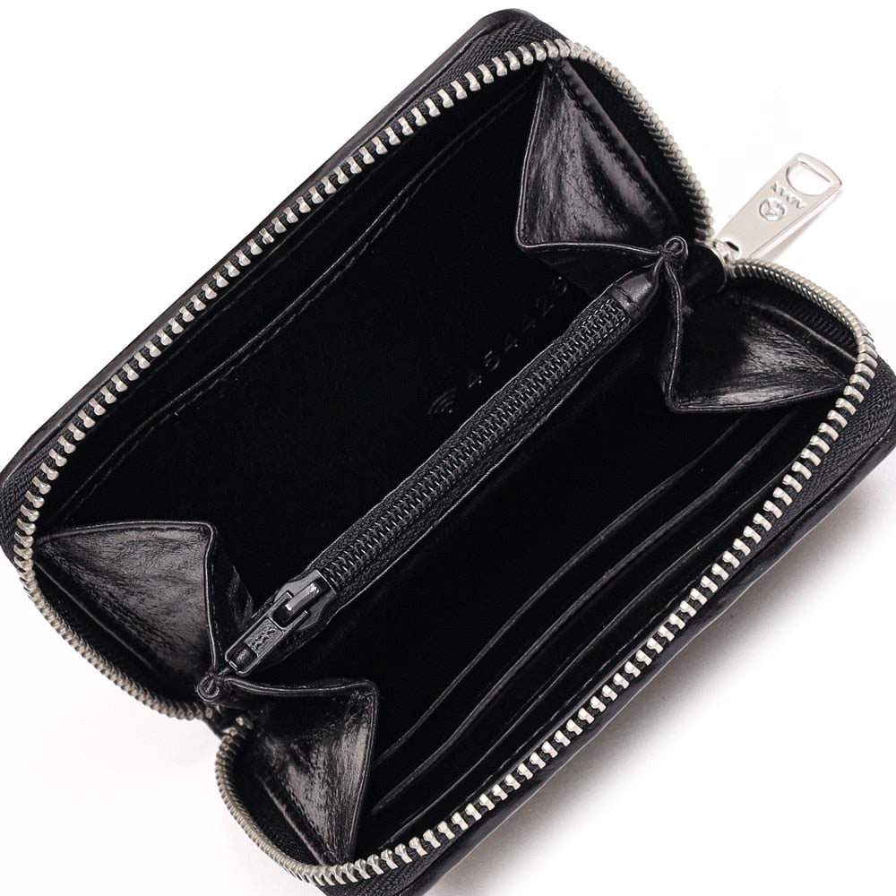 ADAX Salerno wallet Cornelia Braided