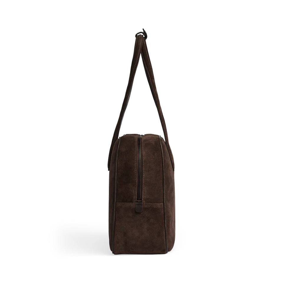 Markberg Elara jobbveske, Semsket Dark Brown