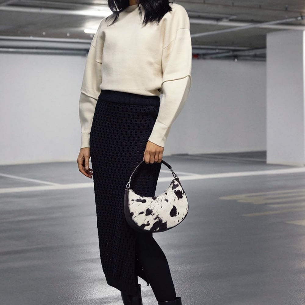Markberg Cow Print cross bag