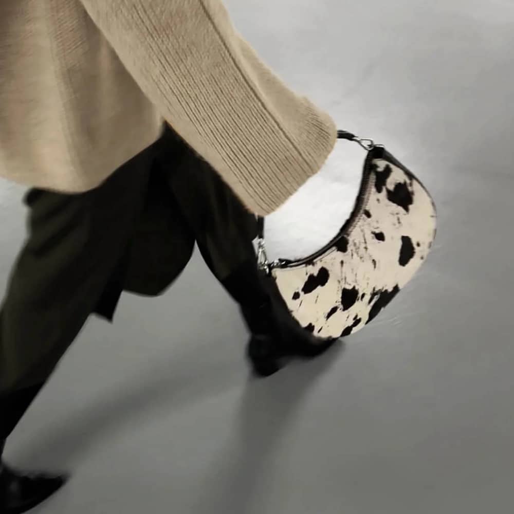 Markberg Cow Print cross bag